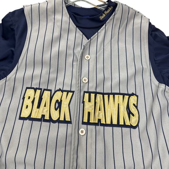 Black Hawks Baseball Jersey Set of 2 Size M Jersey and Undershirt - Picture 10 of 11